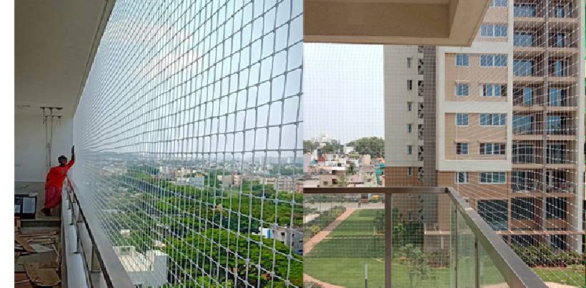 Bird Nets For Balconies In Hyderabad | Call 9789148145 Free Installation
