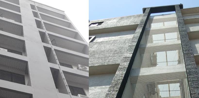 Duct Area Pigeon Nets In Hyderabad | Call 9789148145 For Same Day Installation