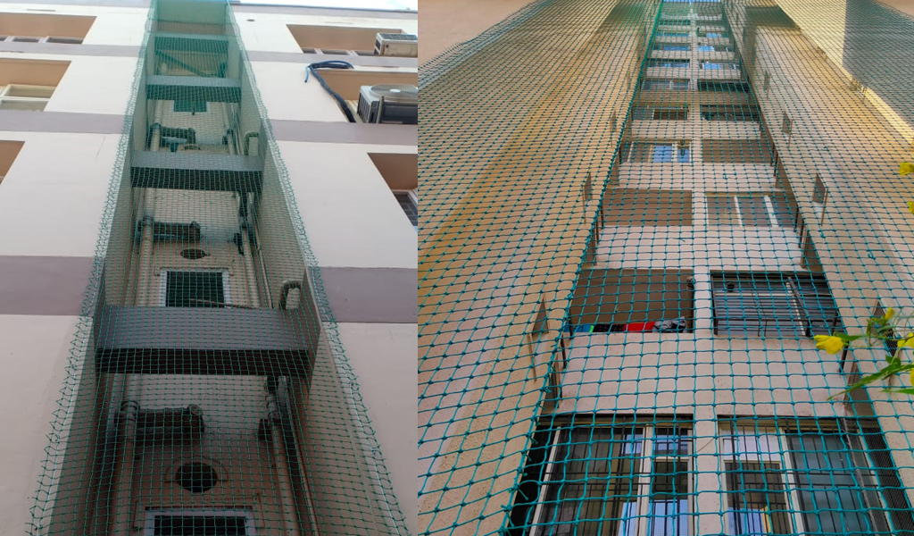 Duct Area Safety Nets In Hyderabad | Call 9789148145 Venkateshwara Enterprises
